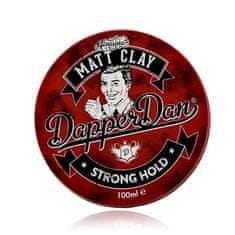 Dapper Dan Matt Clay močno utrjevalna glina za lase 100 ml