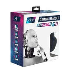 ART ART žične slušalke za igre Jack 3,5 mm / USB A z mikrofonom G11 črne