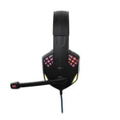 ART ART žične slušalke za igre Jack 3,5 mm / USB A z mikrofonom G11 črne