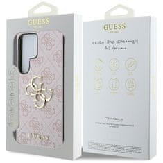 Guess GUESS etui za SAMSUNG S25 Ultra GUHCS25L4GMGPI (4G PU Big Logo) roza