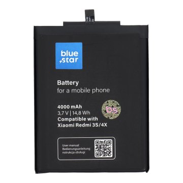 Blue Star Baterija za Xiaomi Redmi 3 / 3S / 3X / 4X (BM47) 4000 mAh Blue Star