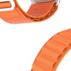 Dux Ducis DUX DUCIS GS nylon pasek za Apple Watch 42 / 44 / 45 / 49 mm oranž