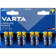 Varta VARTA alkalna baterija R6 (AA) Longlife Power 8 kos