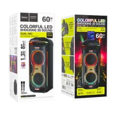 Hoco Bluetooth karaoke komplet 60 W 6 h Hoco HA13 MAX črn