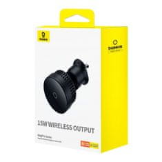 BASEUS BASEUS indukcijski avtomobilski držalo za rešetko, združljiv z MagSafe 15W MagPro, črn