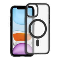 OEM MATTE MAG COVER etui, združljiv z MagSafe za IPHONE 11 Pro, črn