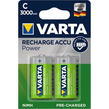 Varta VARTA akumulatorska baterija R14 (tip C) 3000 mAh Accu Power 2 kos