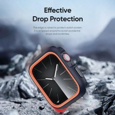 Dux Ducis DUX DUCIS etui BAMO za Apple Watch serije 10 46 mm črno-oranžno