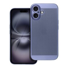 OEM BREEZY etui za iPhone 16, modra