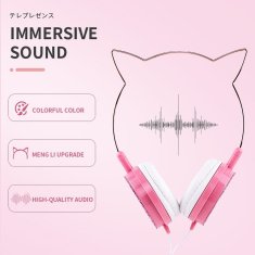 OEM Žične slušalke z mikrofonom CAT EAR YLFS-22, črne