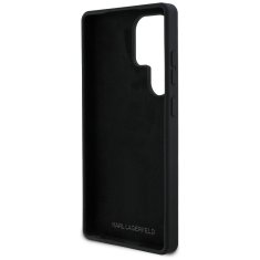 Karl Lagerfeld KARL LAGERFELD etui za SAMSUNG S25 Ultra KLHCS25LSCMSMVK (silikonski znak in kovinski logotip) črn