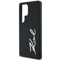 Karl Lagerfeld KARL LAGERFELD etui za SAMSUNG S25 Ultra KLHCS25LSCMSMVK (silikonski znak in kovinski logotip) črn