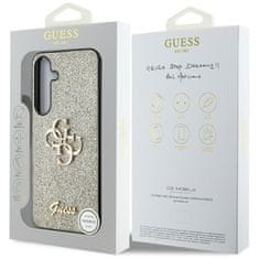Guess GUESS etui za SAMSUNG S25 GUHCS25SHG4SGD (Fixed Glitter Big 4G) zlato