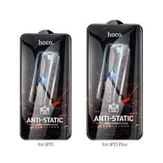 Hoco Tvrdo steklo za iPhone 15 PLUS / 16 PLUS Hoco HD Anti-static 25 kosov G10