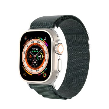 Dux Ducis DUX DUCIS GS nylon pas za Apple Watch 42 / 44 / 45 / 49 mm zelen
