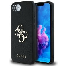 Guess GUESS etui za IPHONE 16e (SE 4 2025) GUHCPSE4PGT4MBK (PU Grained Big 4G and Classic) črn