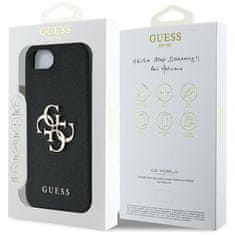 Guess GUESS etui za IPHONE 16e (SE 4 2025) GUHCPSE4PGT4MBK (PU Grained Big 4G and Classic) črn