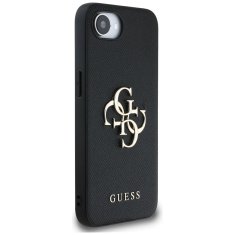 Guess GUESS etui za IPHONE 16e (SE 4 2025) GUHCPSE4PGT4MBK (PU Grained Big 4G and Classic) črn
