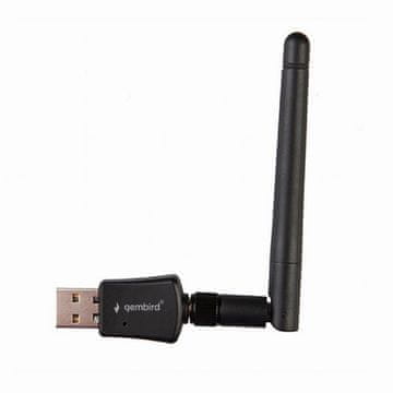Gembird GEMBIRD USB A omrežna kartica z odstranljivo WiFi anteno WNP-UA300P-02 črna