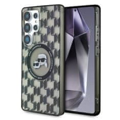 Karl Lagerfeld KARL LAGERFELD etui za SAMSUNG S25 Ultra KLHMS25LHMCKMHK (Magnetic IML Metal Monogram KC Heads) črn