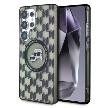 Karl Lagerfeld KARL LAGERFELD etui za SAMSUNG S25 Ultra KLHMS25LHMCKMHK (Magnetic IML Metal Monogram KC Heads) črn