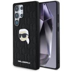Karl Lagerfeld KARL LAGERFELD etui za SAMSUNG S25 Ultra KLHCS25LPGKLKIPK (PU Monogram K. Head Pin) črn