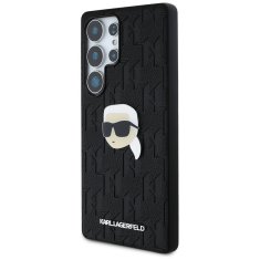 Karl Lagerfeld KARL LAGERFELD etui za SAMSUNG S25 Ultra KLHCS25LPGKLKIPK (PU Monogram K. Head Pin) črn