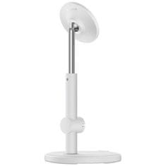 BASEUS BASEUS teleskopski magnetni namizni nosilec, združljiv z Magsafe BS-HP014, bel