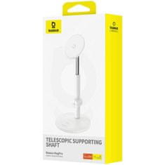 BASEUS BASEUS teleskopski magnetni namizni nosilec, združljiv z Magsafe BS-HP014, bel