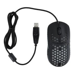 ART ART žična računalniška miška USB A 6400 dpi z osvetlitvijo AM-99 črna