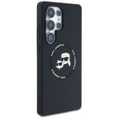 Karl Lagerfeld KARL LAGERFELD etui za SAMSUNG S25 Ultra KLHMS25LSKCHTCK (Magnetic Silicone Double Heads) črn