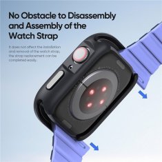 Dux Ducis DUX DUCIS etui BAMO za Apple Watch 7 / 8 / 9 45 mm črno-zelen