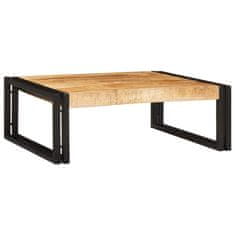 Vidaxl Polica za kopalnico 65 x 50 x 23 cm Trden mangov les in železo