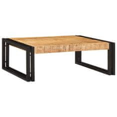 Vidaxl Polica za kopalnico 65 x 50 x 23 cm Trden mangov les in železo