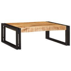 Vidaxl Polica za kopalnico 65 x 50 x 23 cm Trden mangov les in železo