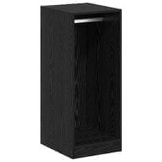 Vidaxl Garderobna omara Črni hrast 41 x 48 x 102 cm Konstruiran les