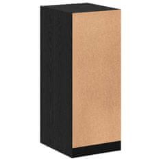 Vidaxl Garderobna omara Črni hrast 41 x 48 x 102 cm Konstruiran les