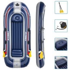 Vidaxl Hydro-Force napihljiv čoln moder 61066