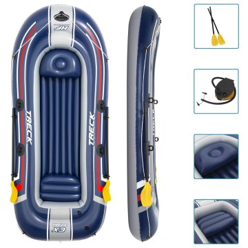 Vidaxl Hydro-Force napihljiv čoln moder 61066