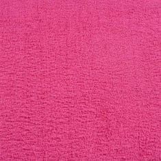 Vidaxl Brisače za savno 4 kos roza 80x200 cm 360 gsm 100% bombaž