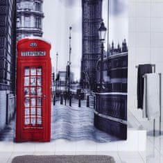 Vidaxl Zavesa za tuš London 180x200 cm