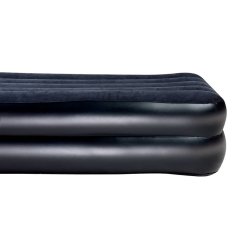 Vidaxl Napihljiva postelja z električno tlačilko 191x97x46 cm