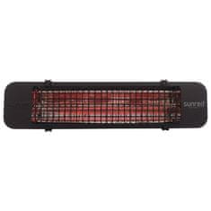 Vidaxl Viseči grelnik Royal Diamond Dark rožnato zlat 2500 W črn
