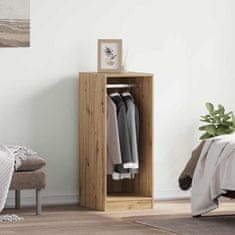 Vidaxl Garderobna omara artisan hrast 41 x 48 x 102 cm Konstruiran les