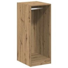 Vidaxl Garderobna omara artisan hrast 41 x 48 x 102 cm Konstruiran les