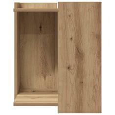 Vidaxl Omara za mačje stranišče artisian hrast 42x42x51 cm inž. les