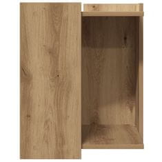 Vidaxl Omara za mačje stranišče artisian hrast 42x42x51 cm inž. les