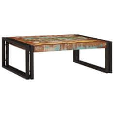 Vidaxl Polica za kopalnico 65 x 50 x 23 cm Trden mangov les in železo