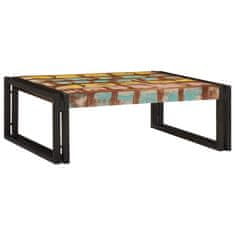 Vidaxl Polica za kopalnico 65 x 50 x 23 cm Trden mangov les in železo