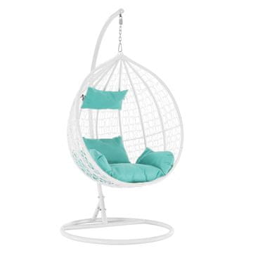 KONDELA Nolan Novo viseči gugalni stol